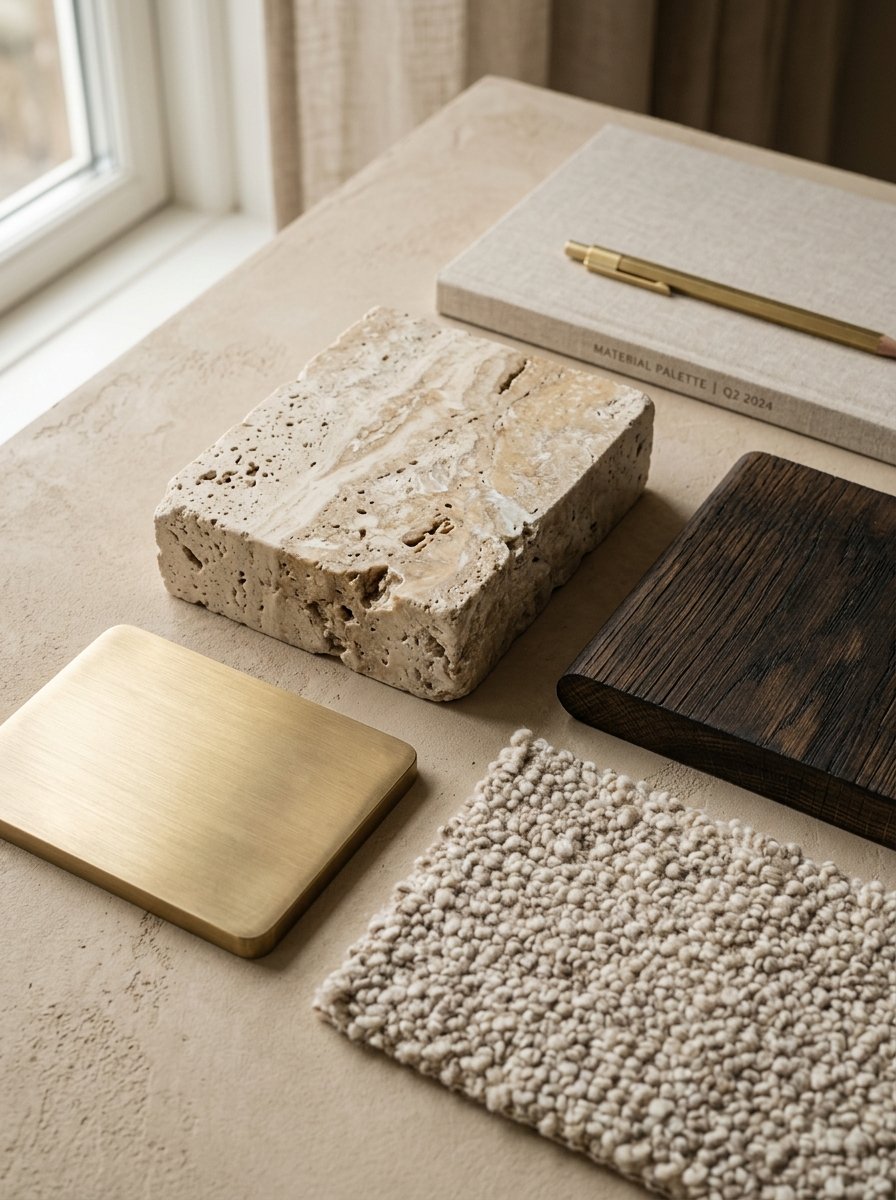 Interior Design Material Samples Palette