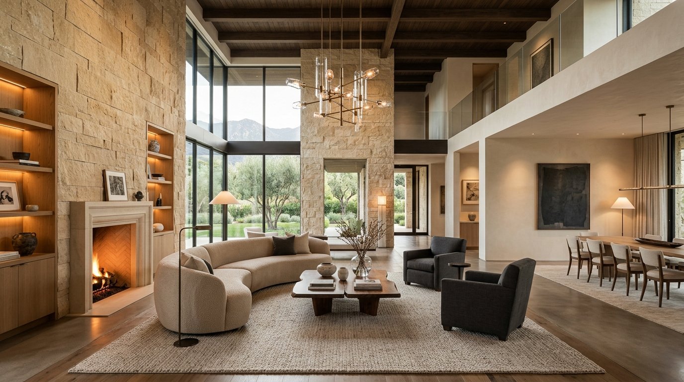 Luxury Interior Presentation & Architectural Blueprint
